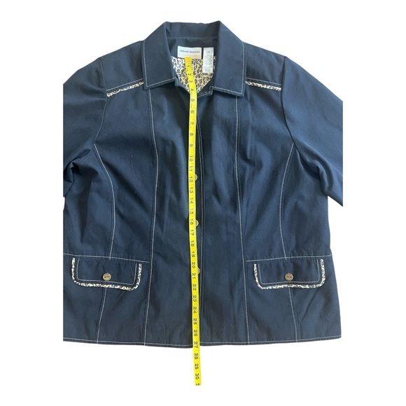 Alfred Dunner Black Lightweight Jacket Size 18W Women - Picture 9 of 11